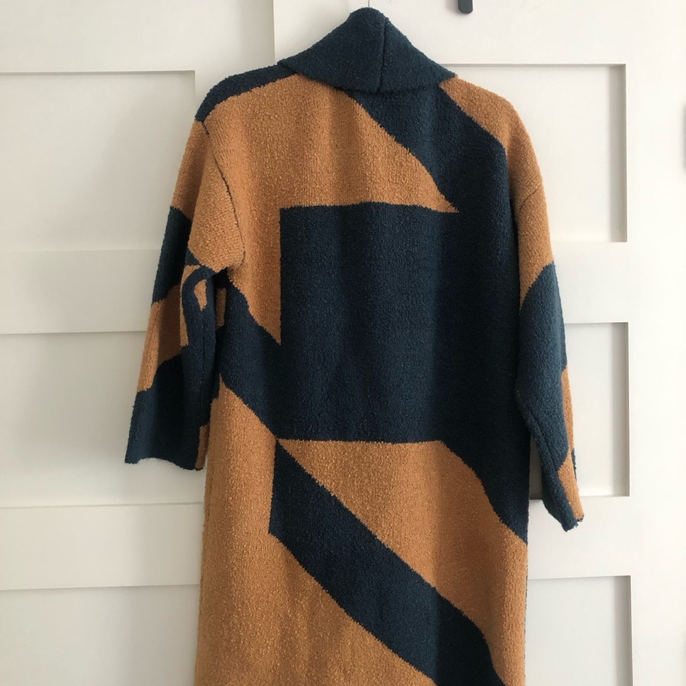 Misook Oversized Geometric Pattern Cozy Knit Card… - image 6